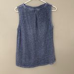 Vineyard Vines Garment Dyed Linen Blend Tank Pullover Top Heathered Blue Sz S Photo 2