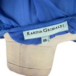 Karina Grimaldi  Sabrina‎ Maxi Dress Tiered Short Sleeve Silk Blend Blue Size XS Photo 15
