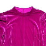 Aidan Mattox  Hot Pink Velvet Short Sheath Cocktail Dress US 12 Photo 4