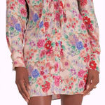 Favorite Daughter The Barely Holding It Together Floral Mini Dress Size 8 NWT Pink Photo 0