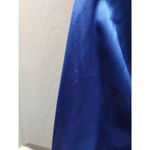 Camille La Vie  Size 2 Royal Blue Ruched Satin Sweetheart Mermaid Dress Prom Gown Photo 5