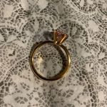 Pink rhinestone crystal sparkle gold ring Photo 4