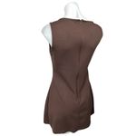 White Fox Women's Brown Sleeveless Zip Cami Camisole Mini A Photo 1