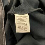 Vintage Havana Black Leather Ruched Shirt Dress Long Sleeve Women’s Size Small Photo 9