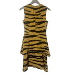 Proenza Schouler  Tiger Print Tiered Crepe Dress Photo 4