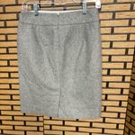 J.Crew  Gray Wool Blend Skirt‎ Size 0 Photo 1
