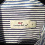 Vineyard Vines  Blue Striped Margo Cotton pullover Shirt dress size 4 Photo 9