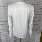 Nike women M drifit Longsleeve scoopneck activewear shirt white Photo 10