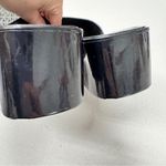 Matisse Beach Black Rubber Slides Chunky Heel Womens 9 Sandal Casual Beachy Shoe Photo 7