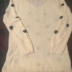 Women's Cream and White Jumper Photo 2