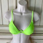 Xhilaration Women’s Bright Fluorescent Green Underwire Padded Bikini Swim Top SzS NWT Photo 0