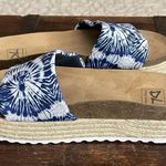 Dirty Laundry  Tie Die Pippa Slide Platform Espadrilles Size 8.5 - NWOT Photo 5