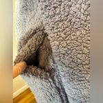 Urban Outfitters  Carmella Cozy Gray Sherpa Jacket Medium EUC Photo 5