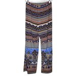 Melissa Paige Pants Womens Large Multicolored Mixed Print Pull On Casual Photo 1