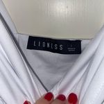 LIONESS Princess Polly White Tie Crop Tank Top Photo 3