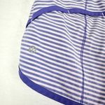 Lululemon  Run Speed Short Size 6 Classic Stripe Iris Flower Pretty Purple Photo 2