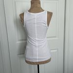 Madewell Optic White Sleeveless Scoop Neck Modal Drapey Rib Knit Tank Top Sz XS Photo 1