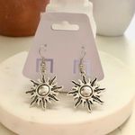 Silver Sun Earrings Photo 0