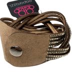 Paparazzi Rhinestone Bring on the Bling Multi-Layer Bracelet Western Boho Brown Photo 7
