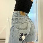 Levi's 555 Student Vintage ‘91 The Big Jean Reworked Patchwork Denim Shorts Photo 0