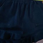SheIn linen blend pull-up shorts with pockets & ruffles- size Small. Photo 4