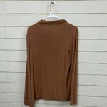 SKIMS  Soft Lounge Ribbed Long Sleeve Top in Copper size S Photo 1