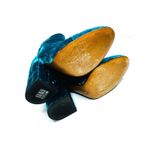 Dries Van Noten Women’s Turquoise Velvet Ankle Boots Size EU 38 Statement Shoes Photo 7