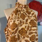 Nicole Miller New NWT  Linen Blend Sleeveless High Neck Top Womens Size S Small Photo 1