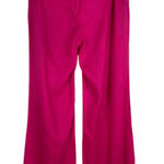 Veronica Beard Robinne Wide Leg Linen Blend Pants Fuchsia Pink Size 8 Photo 0