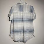 American Eagle NWT  Women S Short Sleeve Button‎ Up Viscose Lightweight Sheer Photo 4