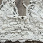 Free People EUC  white lace bralette Photo 1