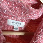Umgee  Coral Marled Cowl Neck Drop Sleeve Sweater Size Large Oversized Photo 5