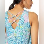 Lilly Pulitzer Kristen Top in Multi Sink Or Swim Size XS Strappy Back Stretchy Photo 1