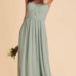 Birdy Grey NWT  Grace Sage Green Chiffon Convertible Bridesmaid Dress Photo 0