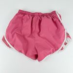 Nike Women's Athletic Shorts in Pink and White Photo 5