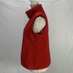 IZOD Red Full Zip Quilted Fleece Vest Size Small Photo 4
