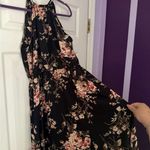 Floral Halter Neck Dress Photo 1