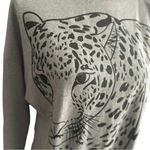 Soho  NEW YORK & COMPANY Gray Animal Print Sweater Dress Photo 2