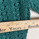 Talbots  ladies cable knit winter green zip up sweater size small cozy cute Photo 9