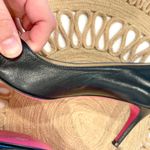 Dee Ocleppo Dee Office Party Logo Pump Black Leather Size EU 38 Photo 6