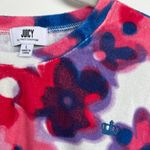 Juicy Couture Terry Cloth Floral Crop Short Sleeve Shirt, Size L, NWOT Photo 1
