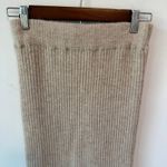 Eleven Six Womens‎ Nude Eve Knit Skirt Pencil Ribbed Alpaca Size Medium NWOT Tan Photo 3