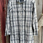 The North Face  Campridge Plaid Button-Up Dress Womens Medium Photo 0