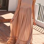 Free People Extratropical Maxi Dress Tan/beige Photo 0