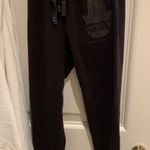 Spiritual Gangster Black sweat pants with Silver stripes Photo 3