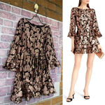 SALONI Marissa metallic fil coupé silk Photo 1