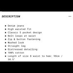 Princess Polly  Zaiden Straight Leg Sz 2 Photo 10