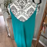Old Navy size large teal green Cami top with lace Photo 1