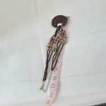 Boutique Blister pearl amber glass mother of pearl necklace.* Photo 7