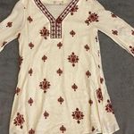 Altar'd State Altar’d State  Women's  Embroidered‎ Neckline Flowy Boho Shirt Top Size Small Photo 0